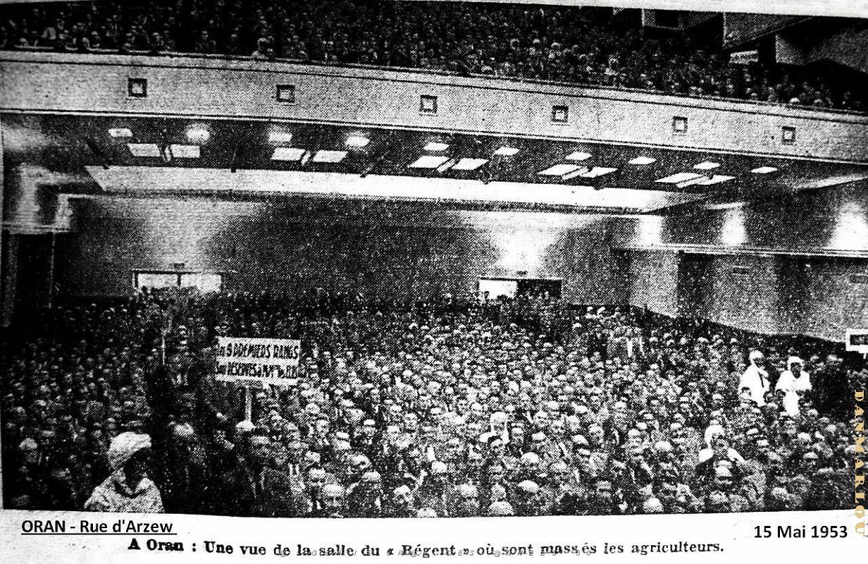 Oran - Rue d' Arzew - Cinema Le Regent - 1953.jpg